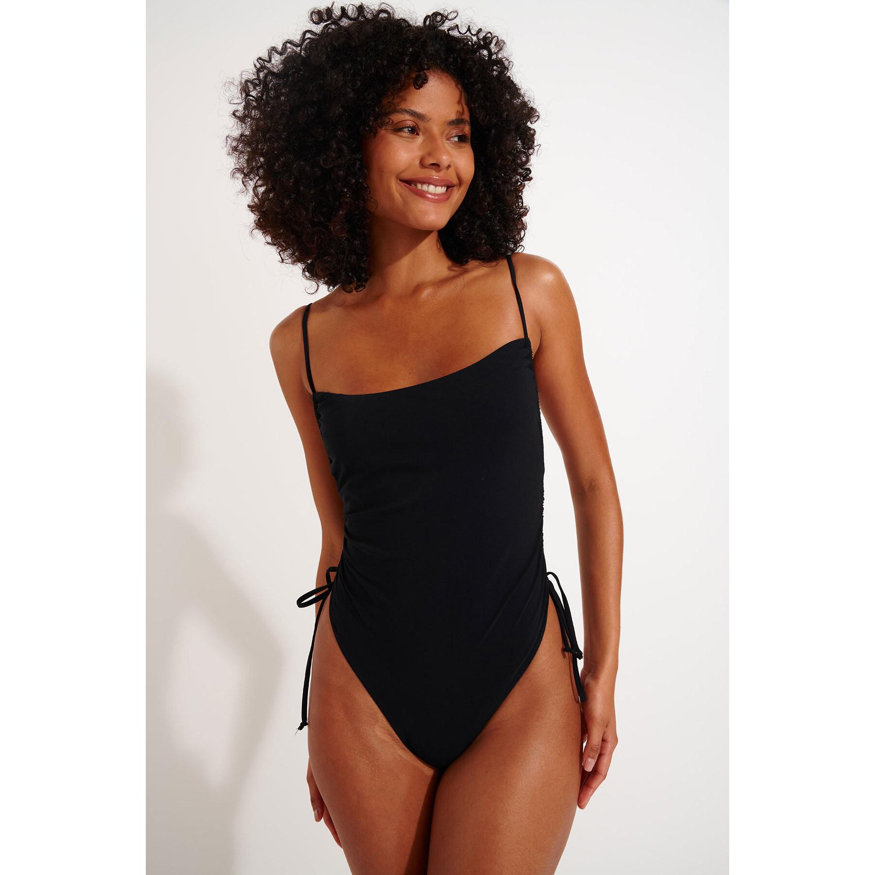 BANANA MOON Nessy Black Maillot de Bain Une Pièce  