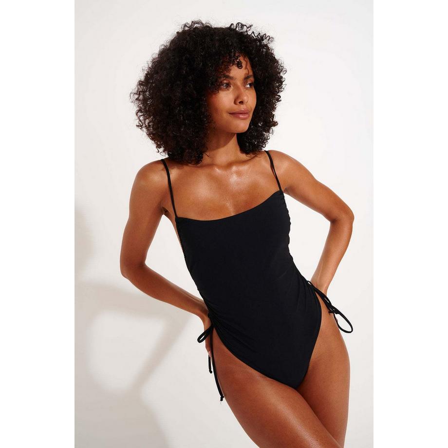 BANANA MOON Nessy Black Einteiler Badeanzug  