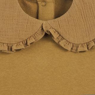 La Redoute Collections  Robe molleton avec col claudine gaze de coton 