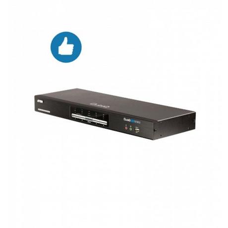 ATEN  ATEN 4-Port USB DVI Dual-Link Dual Display/Audio KVMP™ Switch 