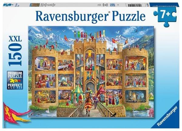 Ravensburger  Puzzle Ravensburger Blick in die Ritterburg XXL 150 Teile 