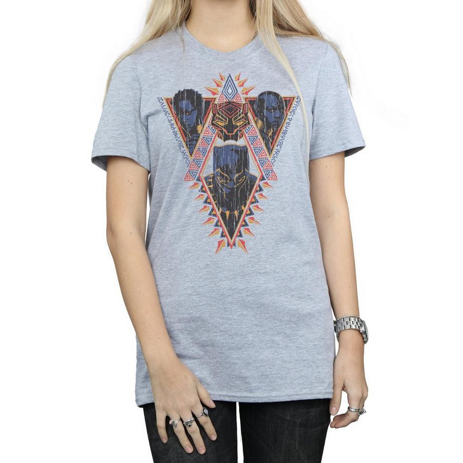 MARVEL Black Panther T-Shirt Stampa Grafica  