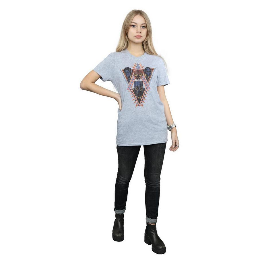 MARVEL Black Panther T-Shirt Stampa Grafica  