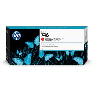 Hewlett-Packard  HP Tintenpatrone 746 chrom. red P2V81A DesignJet Z6 300ml 