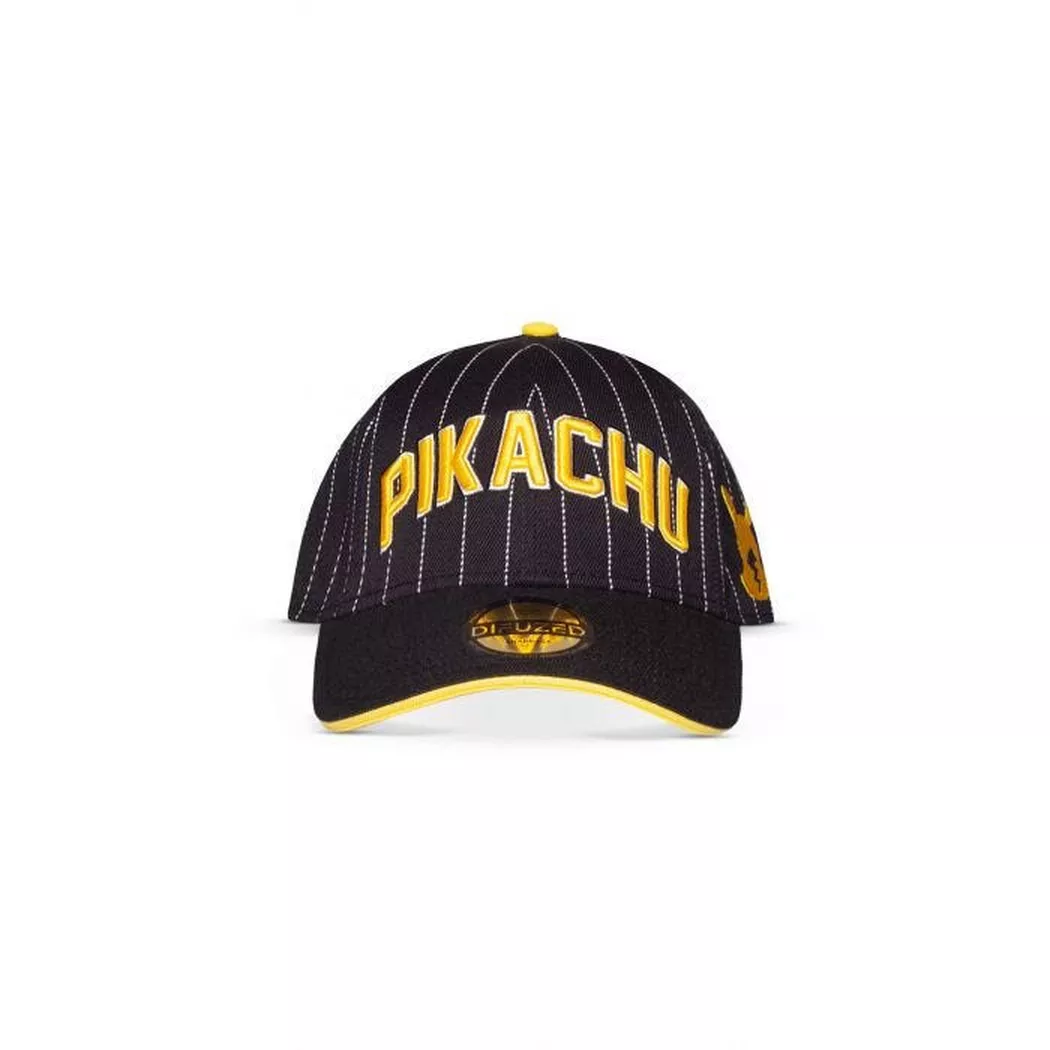 Difuzed - Mütze Baseball Pokemon Pikachu U, für Herren, Schwarz, One Size
