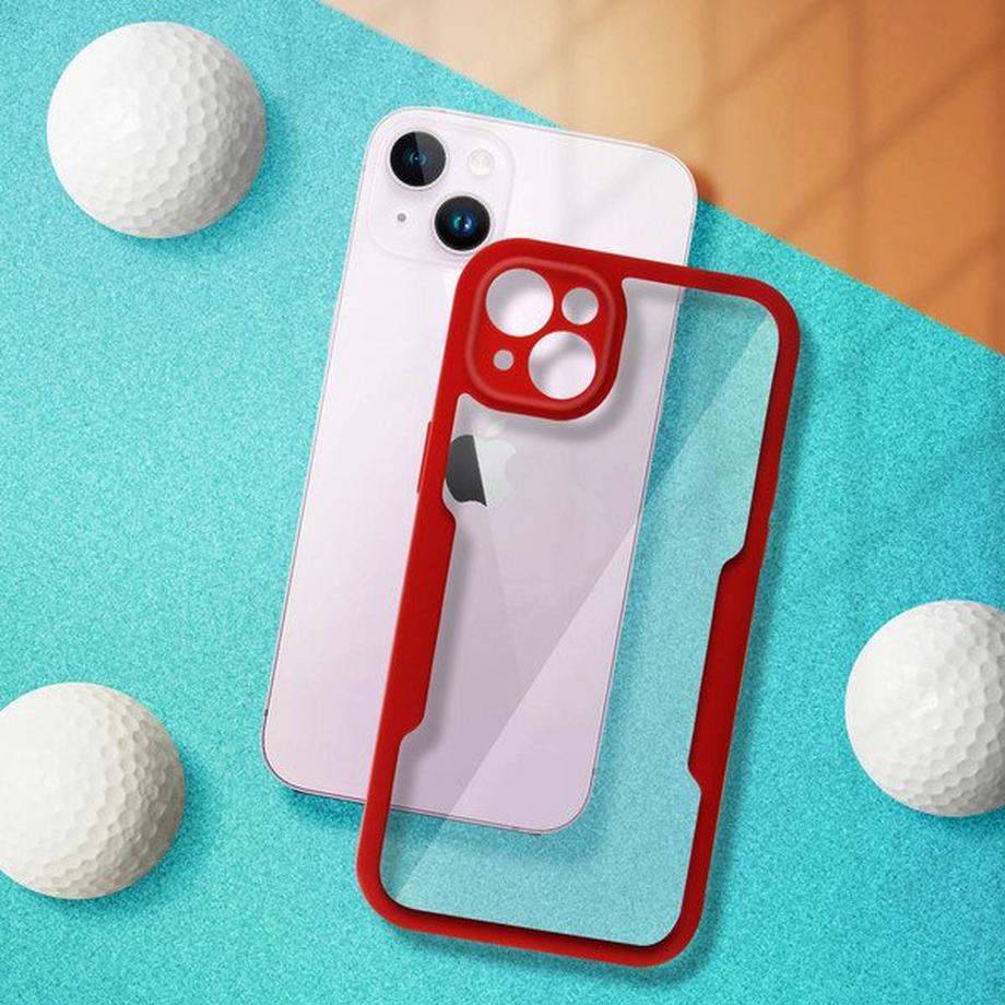 Avizar  Cover 360° iPhone 14 Plus rosso 