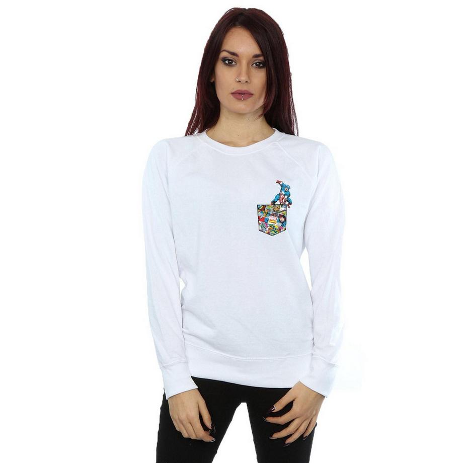 MARVEL Captain America Pocket Sweatshirt  