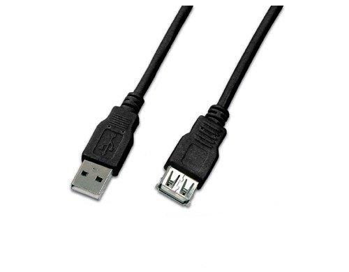 Image of Triotronik Triotronik USB A-A MF 0.15 USB Kabel 0,15 m USB 2.0 Schwarz