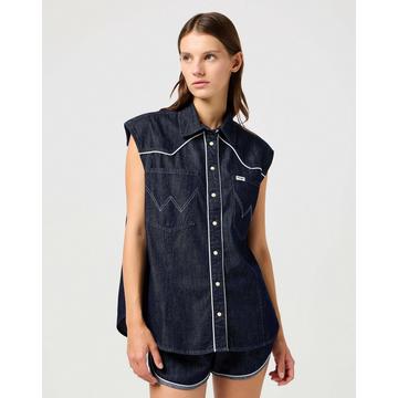 Chemise en jean Sleeveless Shirt