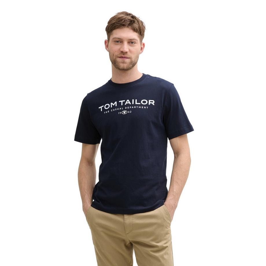 TOM TAILOR T-shirt  Pack de 1 Confortable à porter-T-Shirt with Print  
