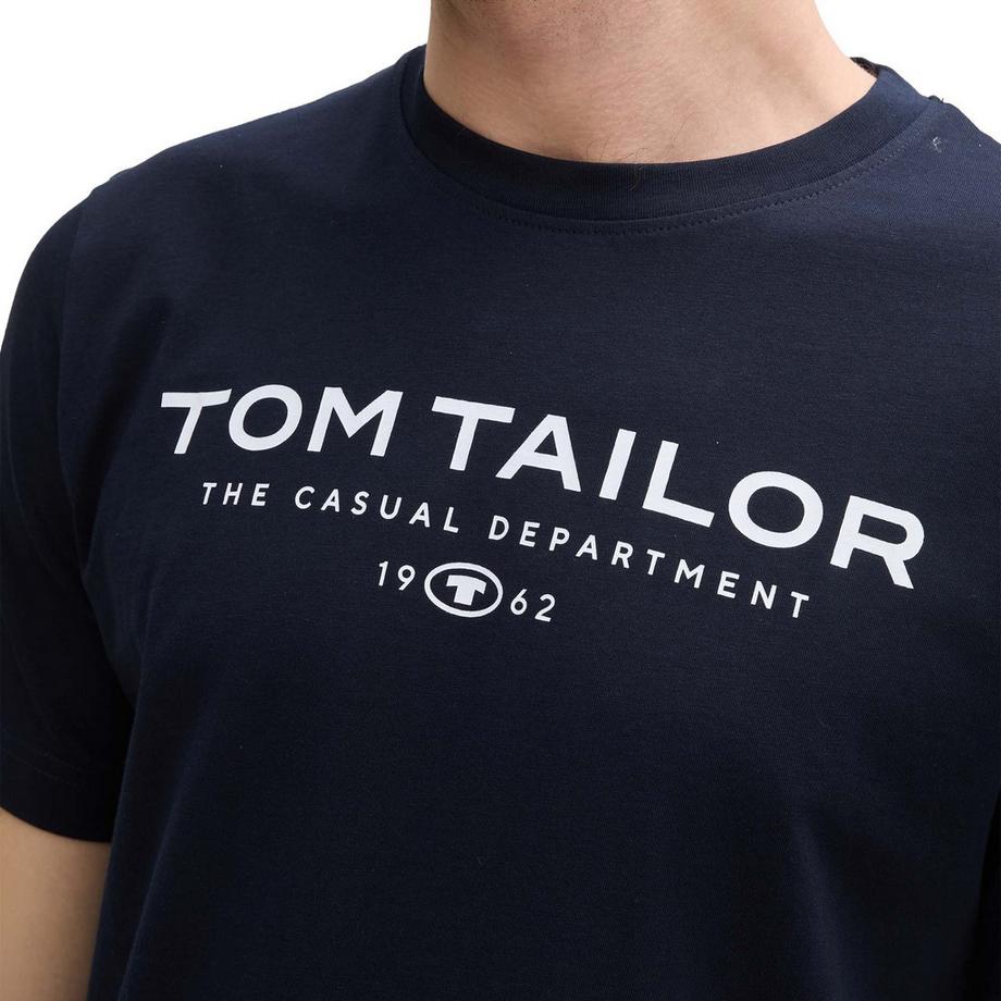 TOM TAILOR T-shirt  Pack de 1 Confortable à porter-T-Shirt with Print  