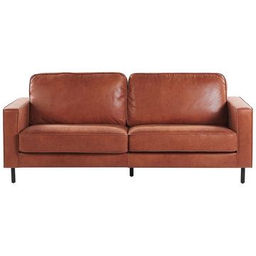 3 Sitzer Sofa aus Kunstleder Retro SAVALEN