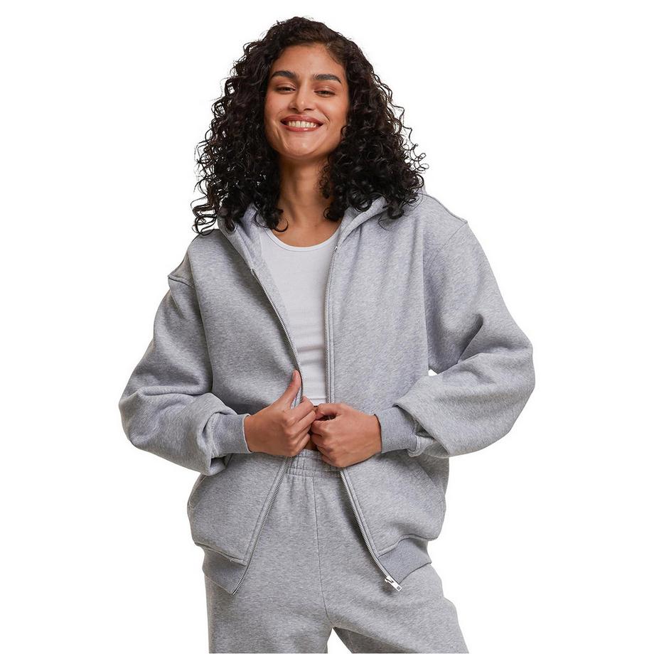 Build Your Own Felpa Con Cappuccio Zip Intera Vestibilità Ampia  
