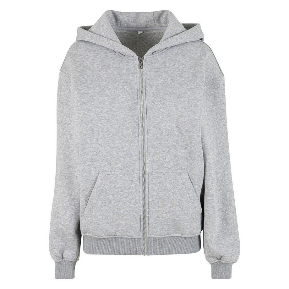 Felpa Con Cappuccio E Zip Intera Vestibilita´ Ampia