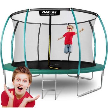 Profiltrampolin 12ft/374cm mit innenliegendem Sicherheitsnetz von Neo-Sport
