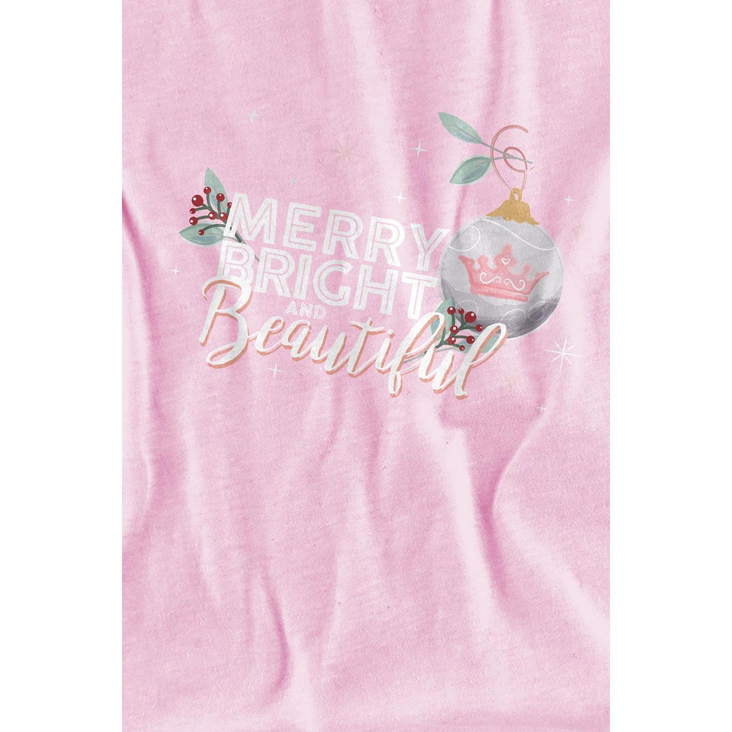 Disney PRINCESS  Merry, Bright And Beautiful TShirt  weihnachtliches Design 