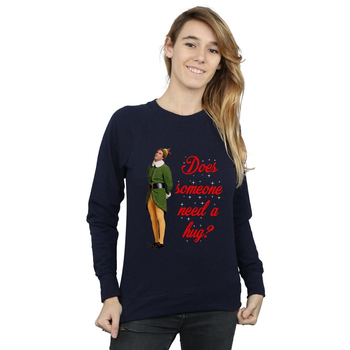 Elf Does Someone Need A Hug Sweatshirt  