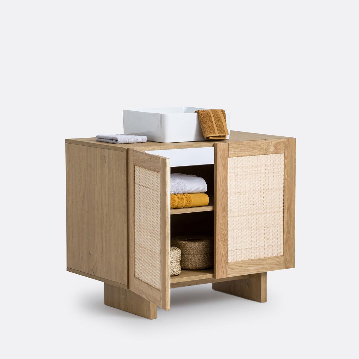 La Redoute Intérieurs Waschtisch Arty mit Rohrgeflecht  