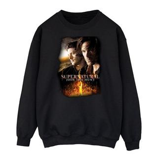 Supernatural Flaming Poster Sweatshirt  
