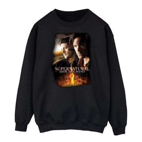 Supernatural Flaming Poster Sweatshirt  