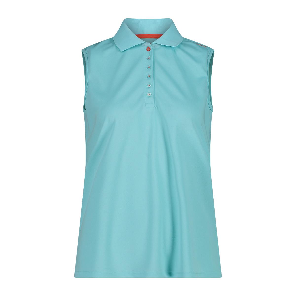 CMP  ärmelloses poloshirt, damen 