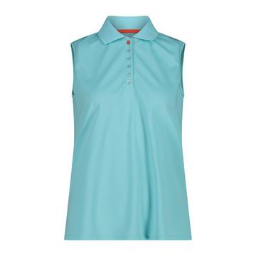 ärmelloses poloshirt, damen