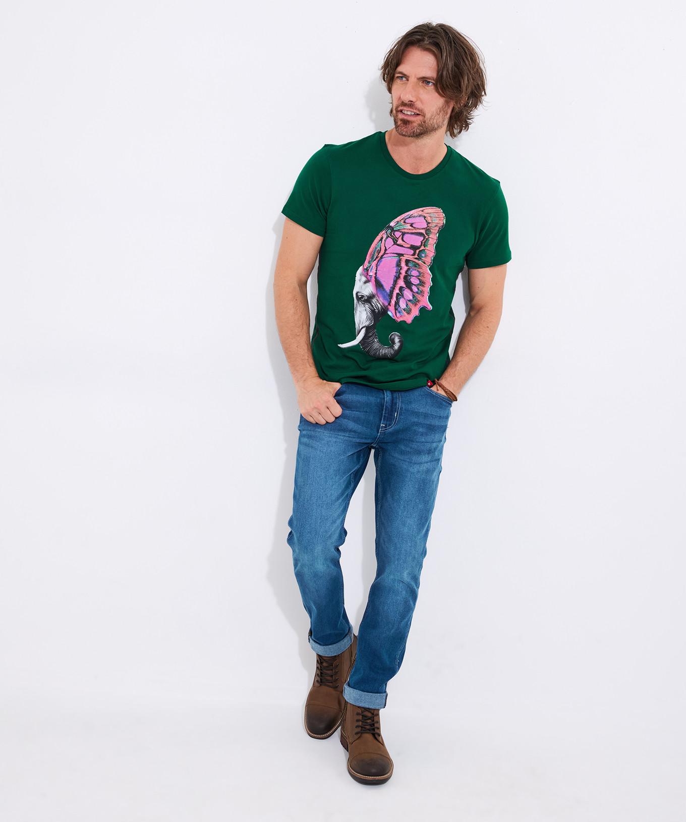 Joe Browns  Elefant & Schmetterling Grafik T-Shirt 