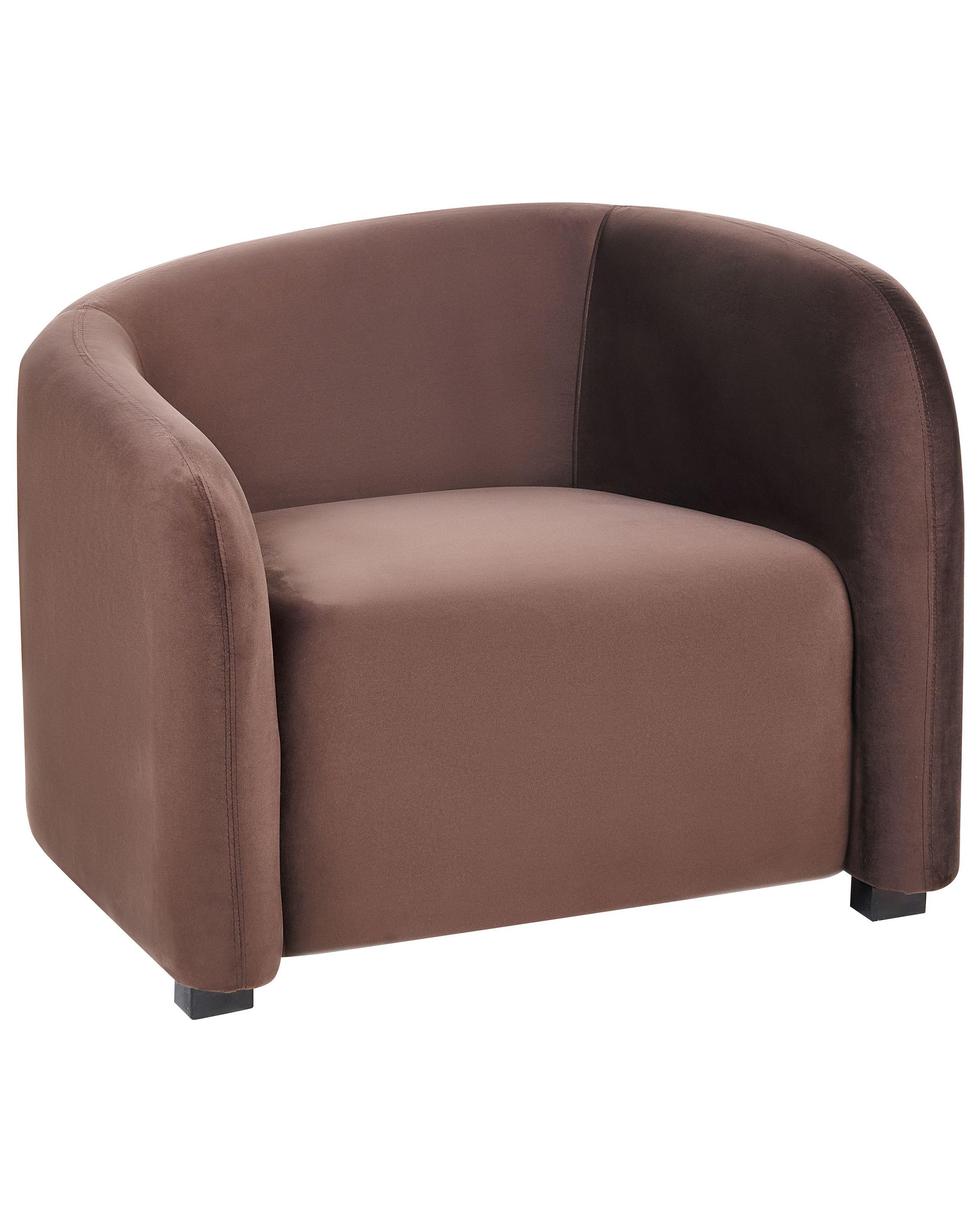 Beliani Lot de 2 fauteuils en Velours Moderne VELTADA  