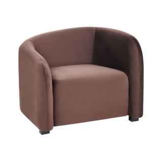 Beliani Lot de 2 fauteuils en Velours Moderne VELTADA  