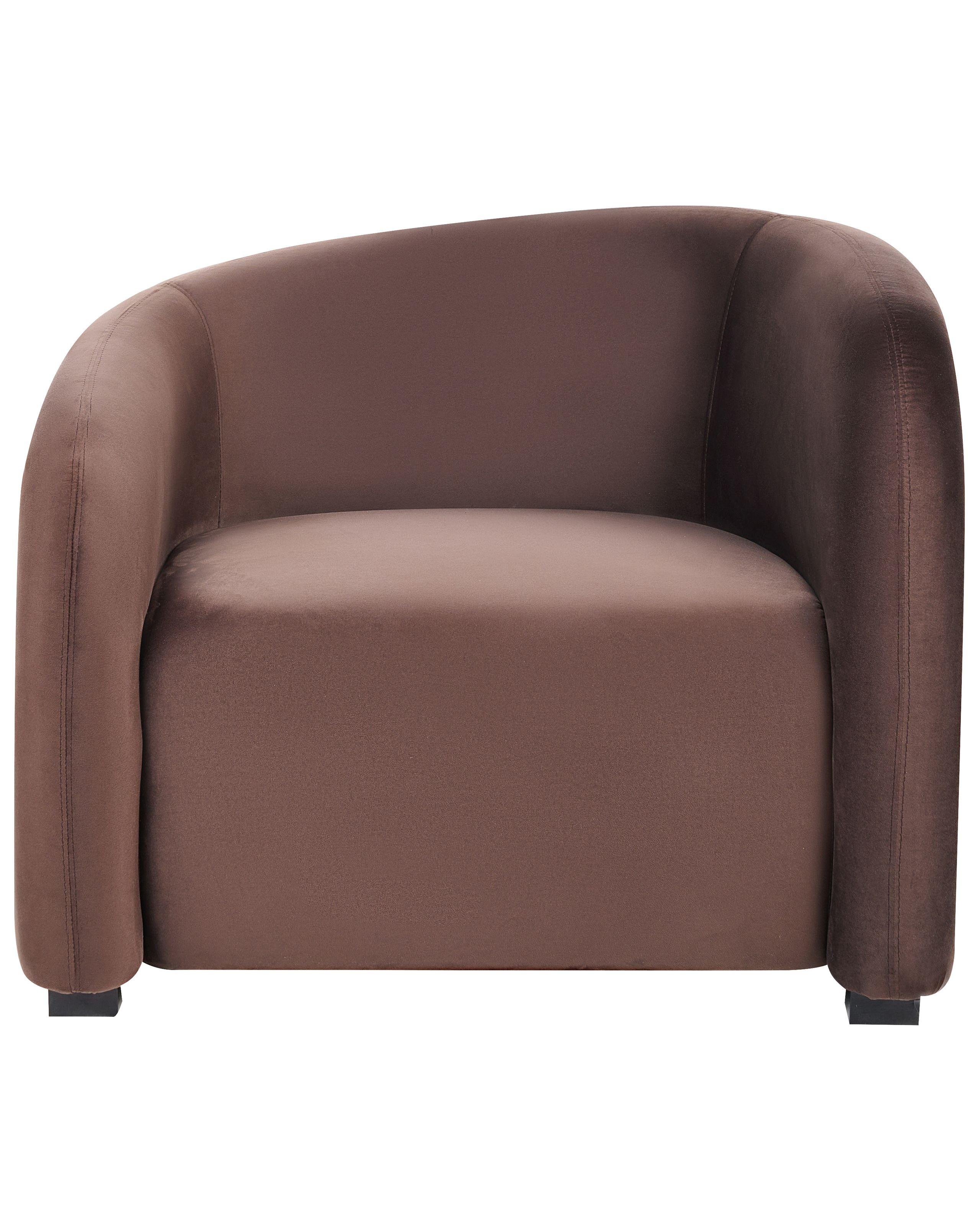 Beliani Lot de 2 fauteuils en Velours Moderne VELTADA  