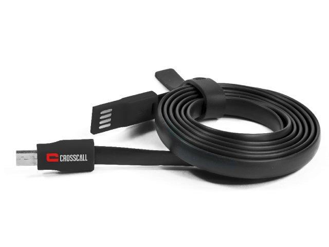 CROSSCALL  Crosscall CP.PE.NR000 câble USB 1,2 m USB 2.0 USB A Micro-USB B Noir, Rouge 
