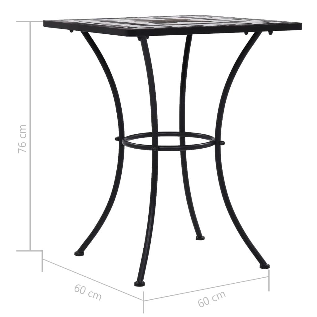 VidaXL Mosaik bistro-set keramik  