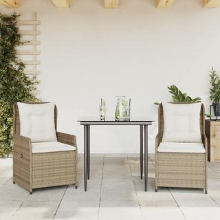 VidaXL set da pranzo da giardino Polirattan  