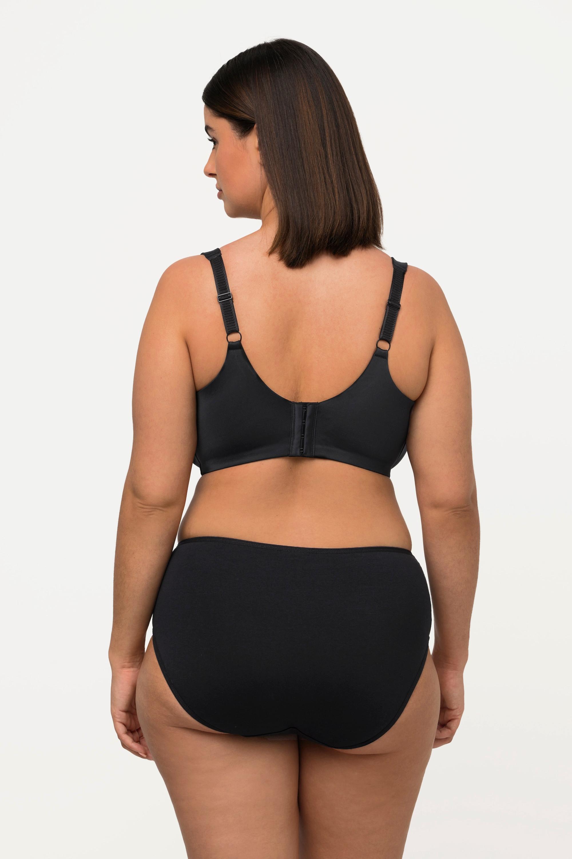 Ulla Popken Reggiseno Microfibra Senza Ferretto Coppe Spacer  