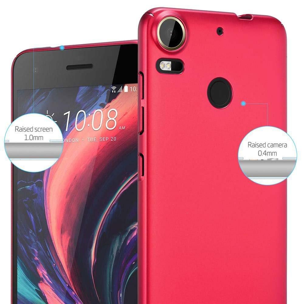 Cadorabo  Hülle für HTC Desire 10 PRO Hard Case in Metall Optik 