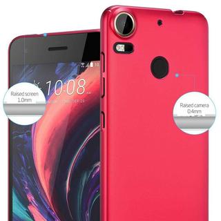 Cadorabo  Housse compatible avec HTC Desire 10 PRO - Hard Case Coque de protection d'aspect métallique contre les rayures et les chocs 