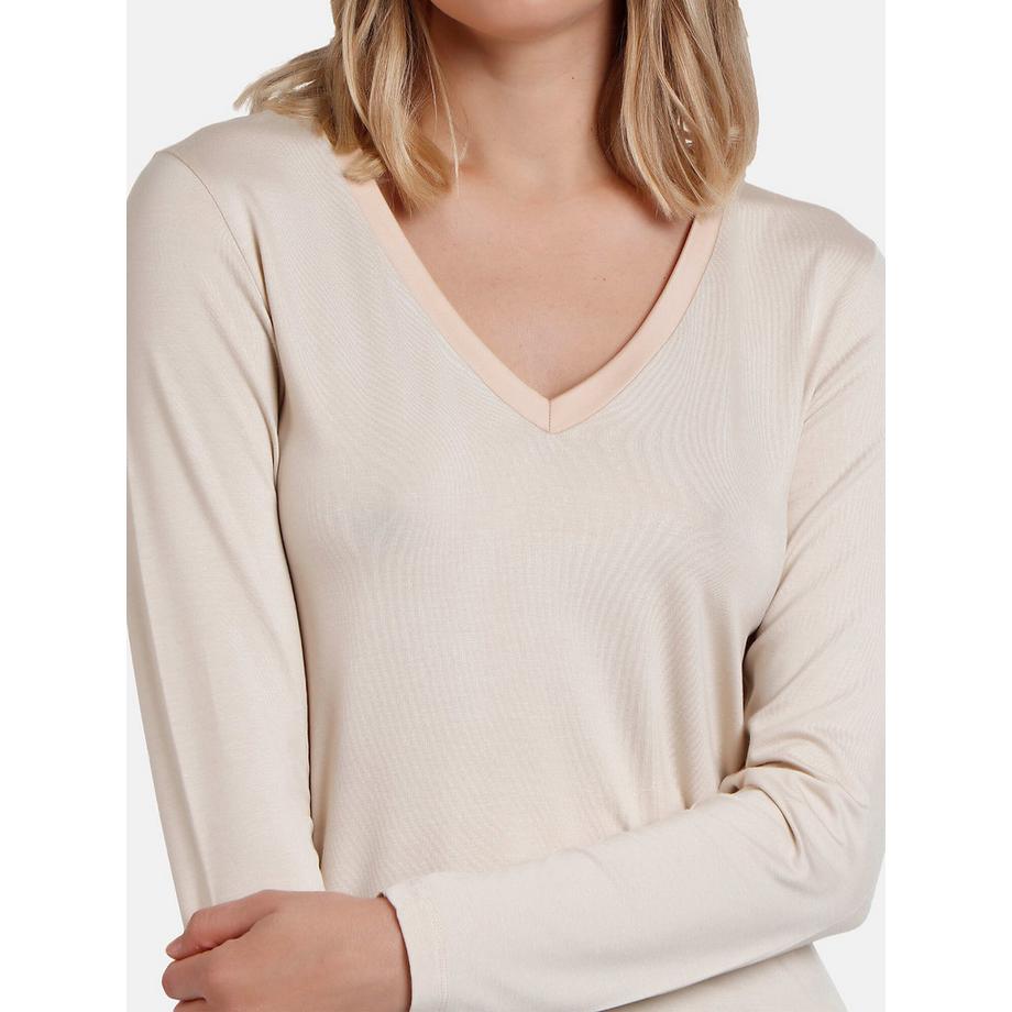 Admas Pico Raso Top Manches Longues  