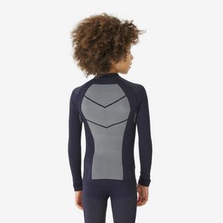 QUECHUA  Skiunterwäsche Funktionsshirt Kinder warm nahtlos 