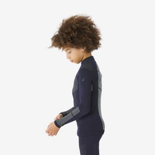 QUECHUA  Skiunterwäsche Funktionsshirt Kinder warm nahtlos 