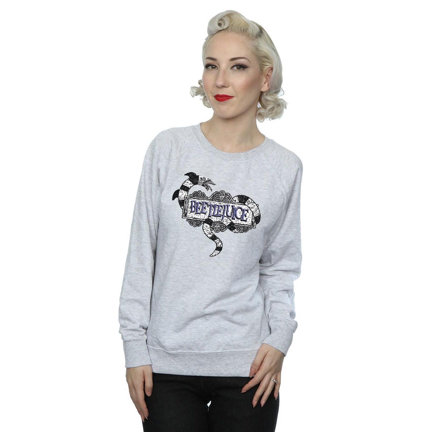 Beetlejuice Snake Logo Sweatshirt  