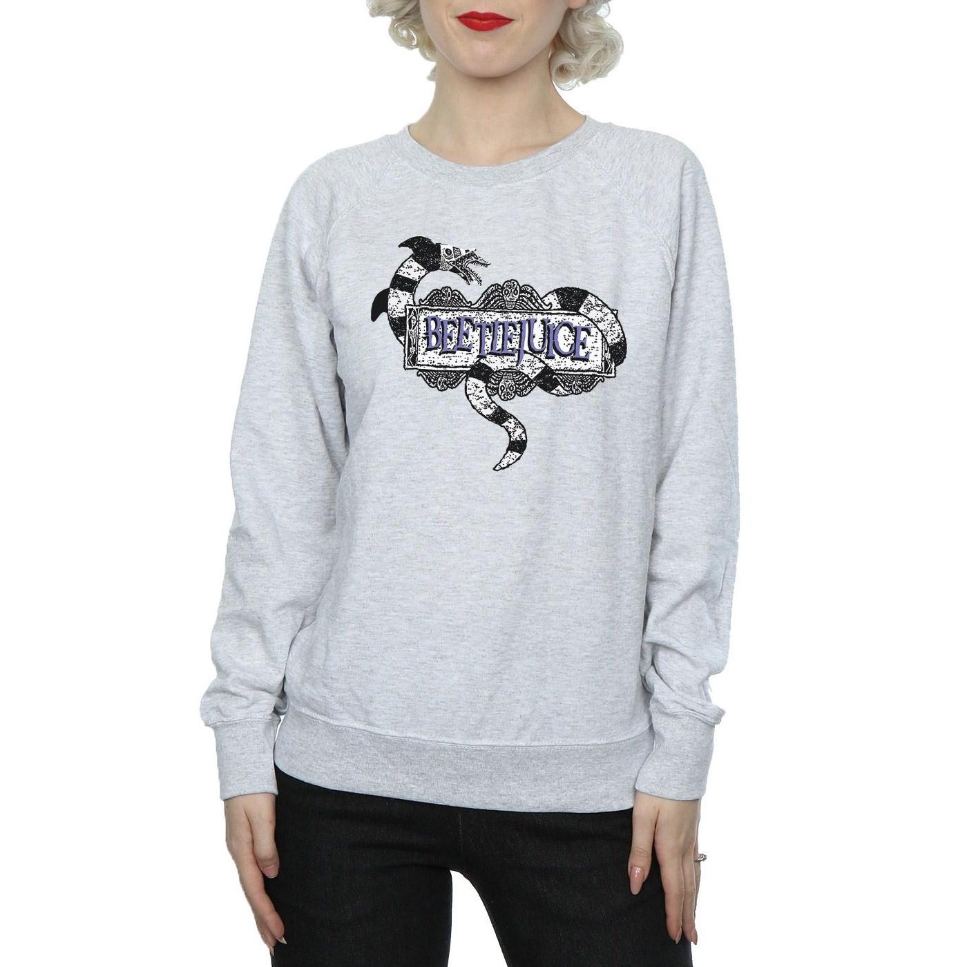 Beetlejuice Snake Logo Sweatshirt  