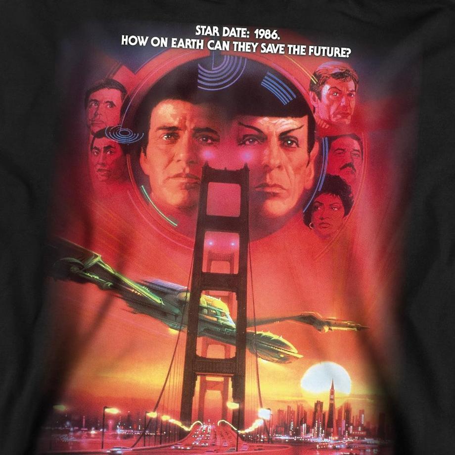 Star Trek The Voyage Home Felpa con Stampa Grafica  