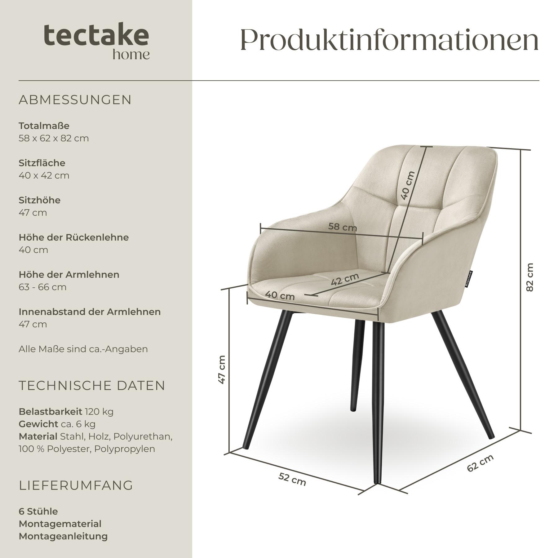 Tectake Chaise MARILYN en velours  