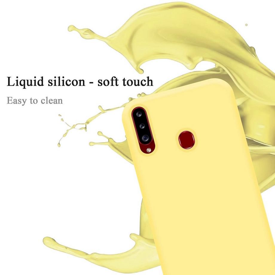 Cadorabo  Hülle für Samsung Galaxy A20s TPU Silikon Liquid 