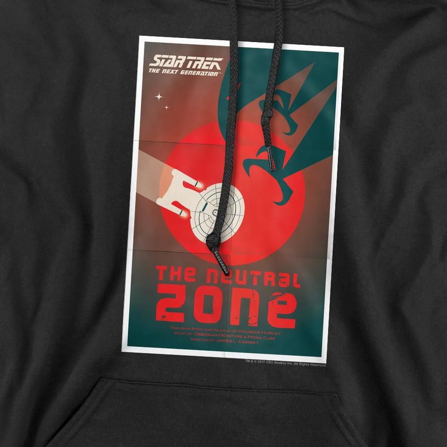 Star Trek The Next Generation Season 1 Episode 26 Felpa con cappuccio  