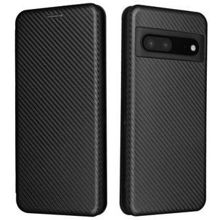 Cover-Discount  Google Pixel 7 Pro - ÉTui Flip Look Carbone 