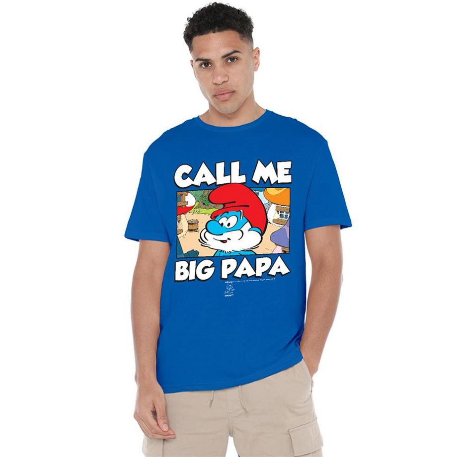 Les Stroumpfs  T-ShirtMotif Grand Schtroumpf Call Me Big 