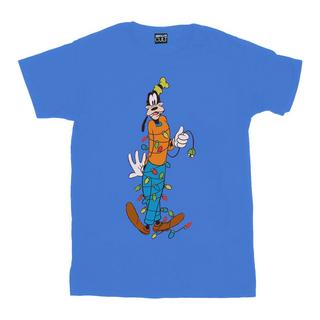 Disney Goofy Christmas Lights T-Shirt Imprimé  