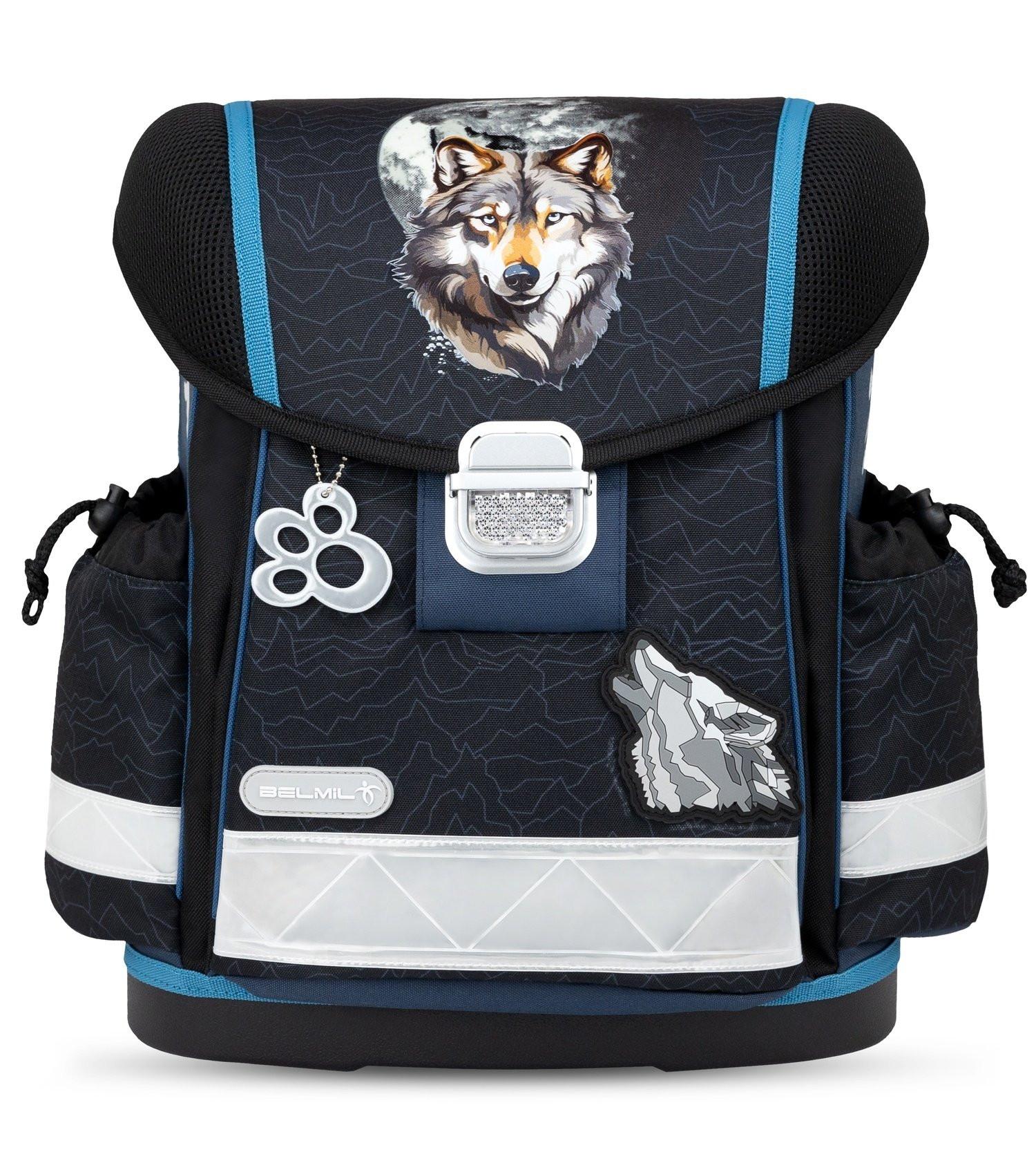 Belmil  CLASSY Schulrucksack-Set Wolves Pack 