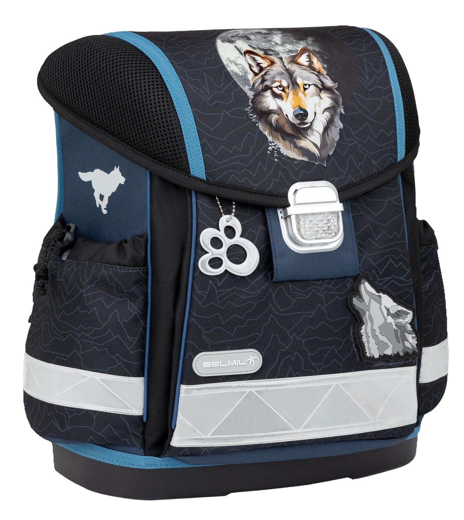 Belmil  CLASSY Schulrucksack-Set Wolves Pack 